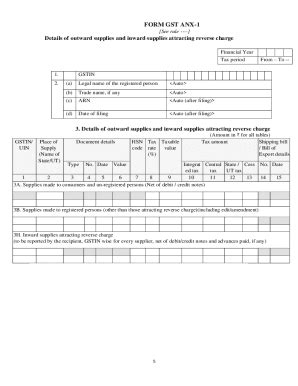 Fillable Online How To Prepare Form Gst Anx Offline Using The Fax