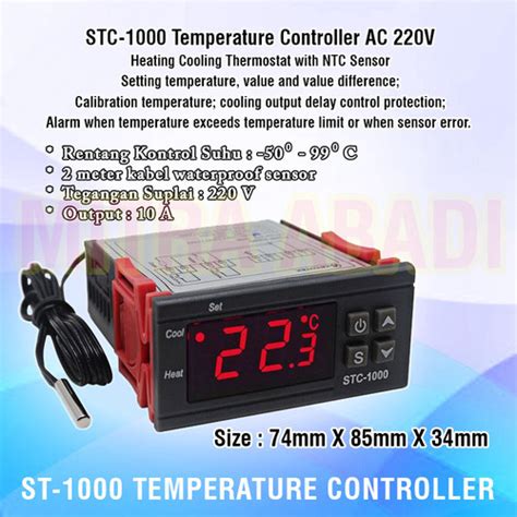 Jual Stc Digital Temperature Controller Ac V Jakarta Barat