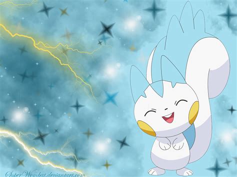 Pachirisu HD Wallpaper: A Sparkling Anime Delight! by SuperWombat