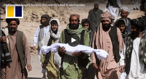 Crushing Earthquakes In Afghanistan