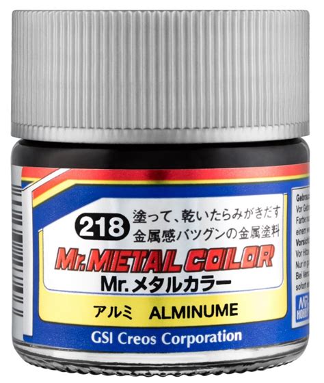 Краска Mr.Color MC-218 ALUMINIUM, алюминий | Купить на Настолках