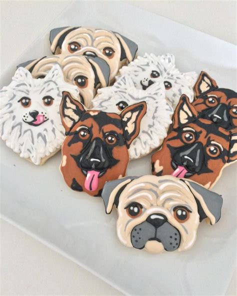 Dog Cookies Dog Shape Cookies Dog Cookies Animal Cookies