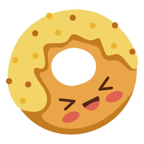 Design Png E Svg De Rosquinha Plana Kawaii Para Camisetas