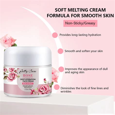 Custom Natural Rose Skin Care Set Facial Lightening Cream Face Serum