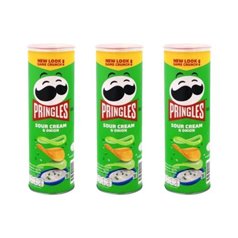 Buy Bundle Of 3 Pringles Potato Crisps Original Saucy BBQ Hot