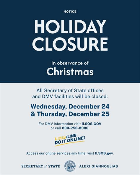 ⚠️ In observance of... - Illinois Secretary of State | Facebook