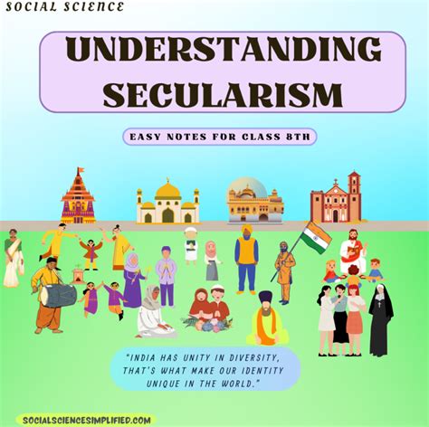 Understanding Secularism Easy Notes For Class Th