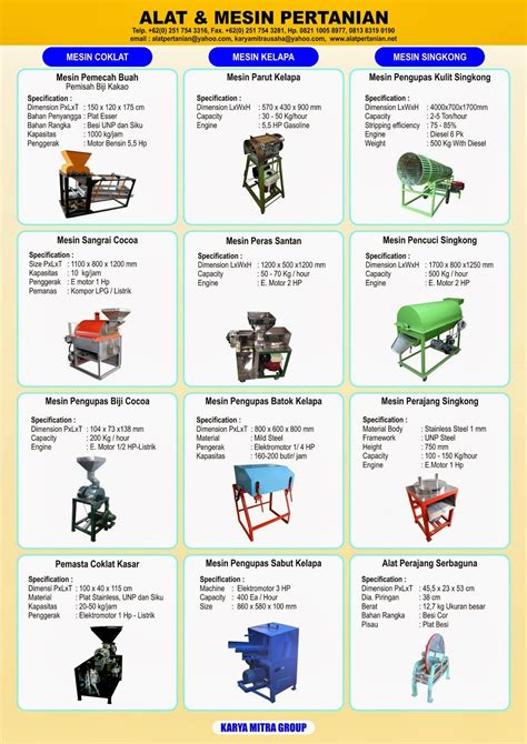 Alat Dan Mesin Mesin Pertanian Mesin Pengolahan Kopi Mesin