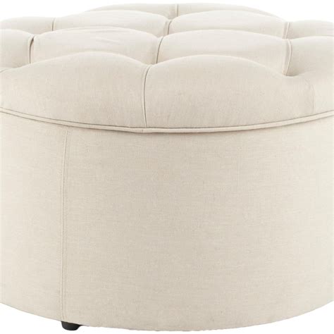 15 Collection Of Off White Ottomans