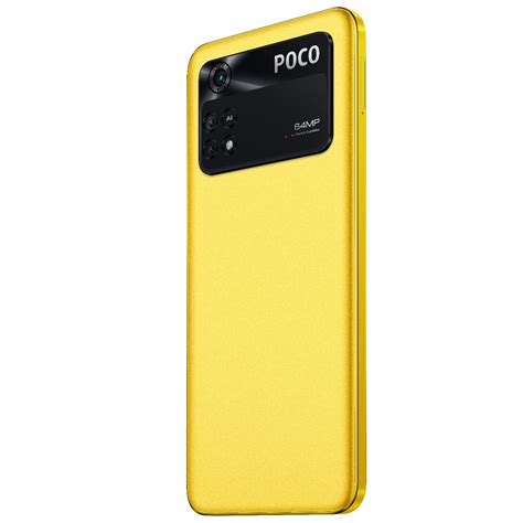 Смартфон POCO M4 Pro, Dual SIM, 256GB, 8GB RAM, 4G, Yellow - eMAG.bg