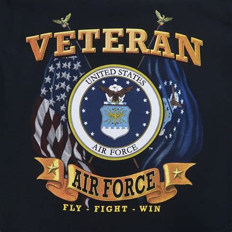 Air Force Veteran Seal Flags T Shirt Black Air Force Veteran Air Force Symbol Air Force