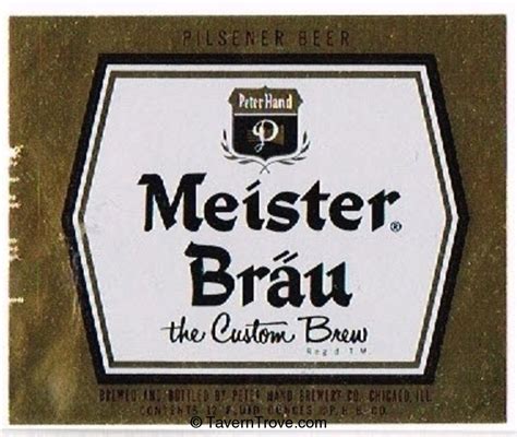 Item #64388 1963 Meister Bräu Beer Label
