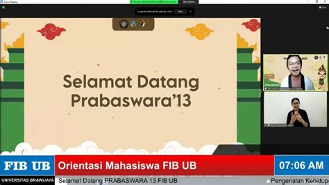 Another Story From The Online Pkkmb Fcs Ub 2021 Fcs Universitas Brawijaya