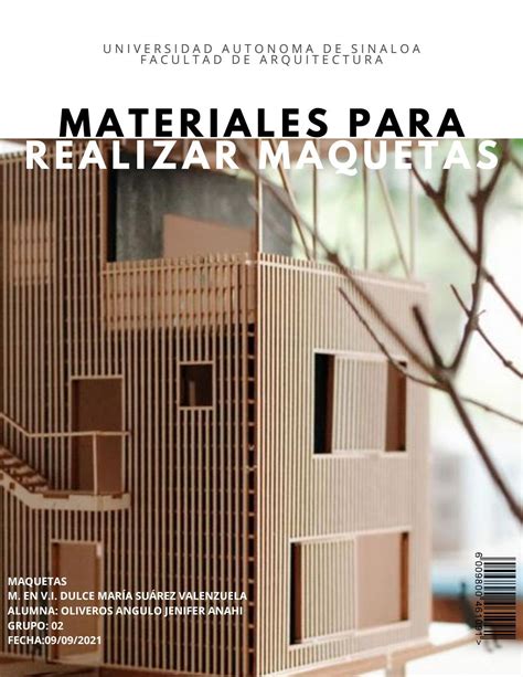 Materiales Para Maquetas By Jenifer Anahi Oliveros Angulo Issuu