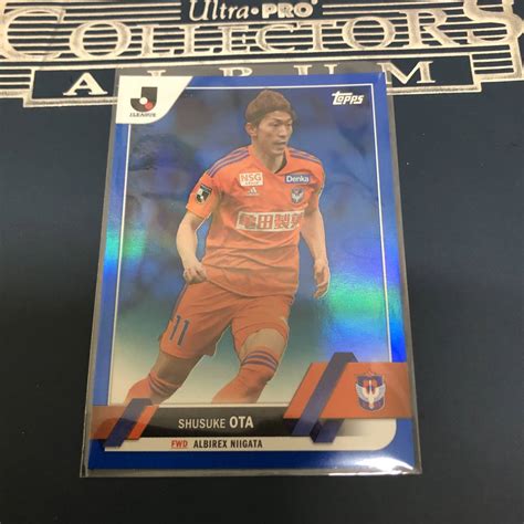 【目立った傷や汚れなし】topps J League Flagship 2023 太田修介 アルビレックス新潟 Blue Foil レギュラー