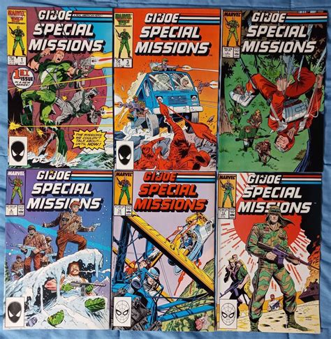 Gi Joe Special Missions 1986 13461213 Vfnm Lot Set Ebay