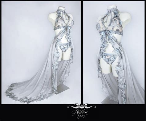 Goddess Costume Luxury Lingerie Set Fantasy Couture Burlesque Etsy