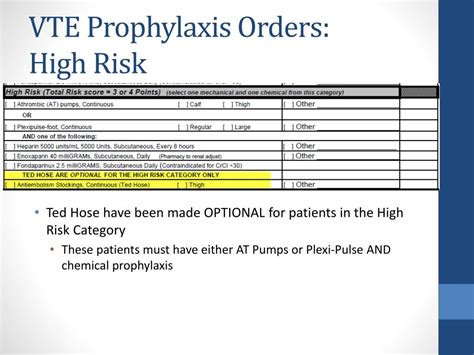 PPT - VTE Prophylaxis PowerPoint Presentation, free download - ID:1749530