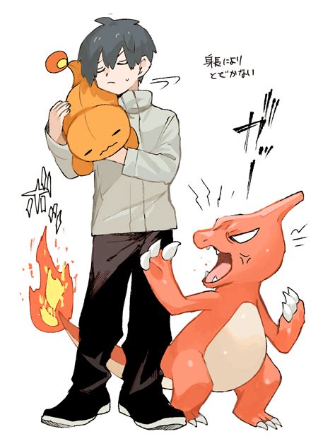 Charmander And Charmeleon Pokemon Drawn By Newo Shinra P Danbooru