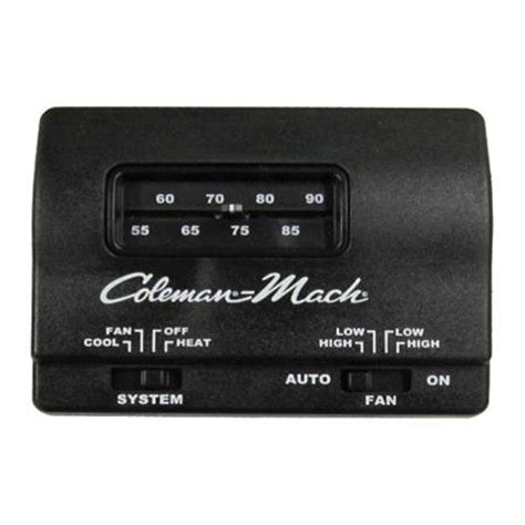 Coleman Mach Black Wall Thermostat