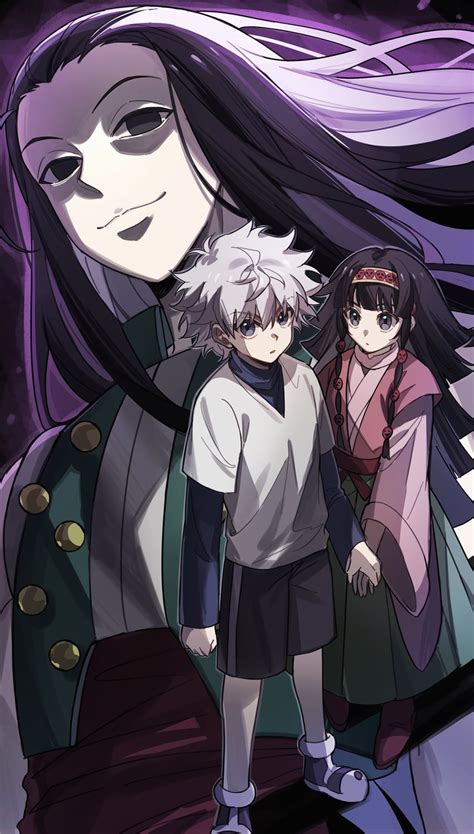 Killua Zoldyck Illumi Zoldyck And Alluka Zoldyck Hunter X Hunter