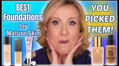 Best Makeup For Aging Skin Over 40