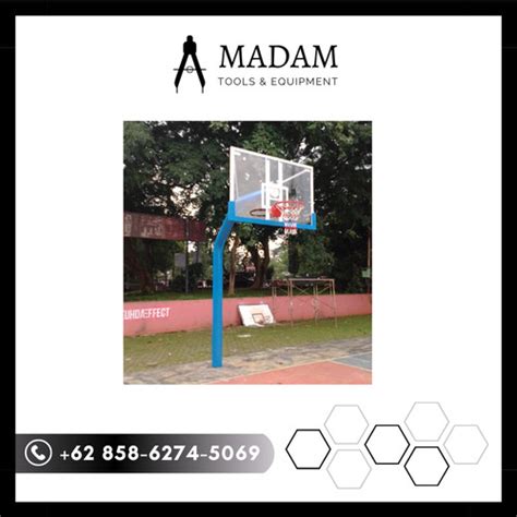 Jual Tiang Basket Tanam Standar Perbasi Papan Pantul Aklirik Ring