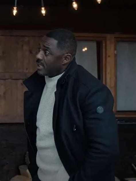 Alcott Extraction 2 Idris Elba Black Coat