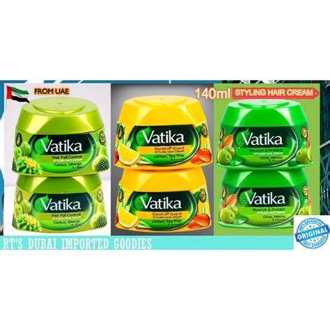 Original Vatika Natural Styling Hair Cream 140ml Imported from Dubai ...