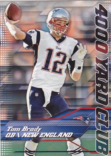 Tom Brady Topps Yard Club Insert Card Mint From Pack