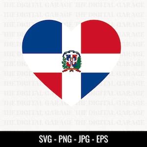 Dominican Republic Flag SVG PNG, Dominican Republic Svg, Dominican ...