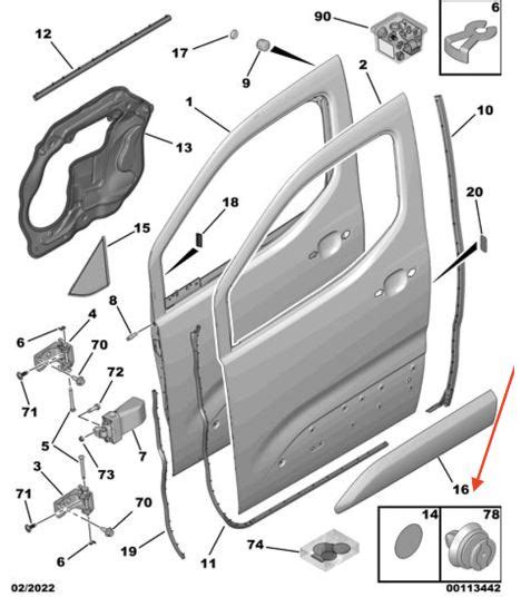 Citroen Berlingo Front Door Protector Genuine Citroen Parts