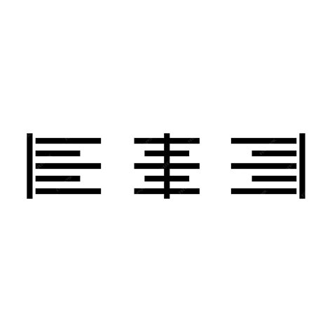 Colección de iconos de alineación | Vector Premium