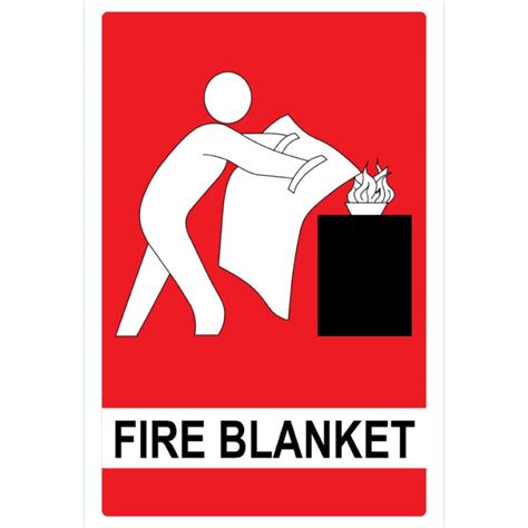 Fire Protection Equipment Safety Signs Fire Blanket Signs