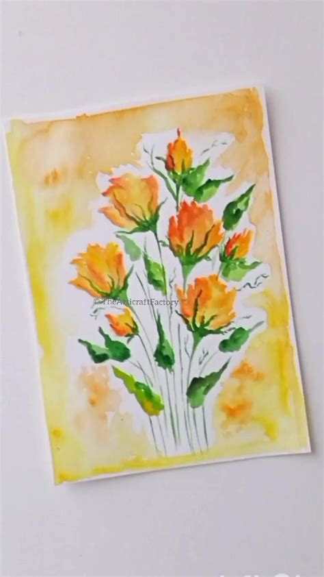 VCHITR Paint Beautiful Flowers Video Flower Painting Painting