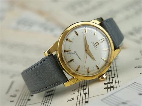 Vintage Omega Seamaster Automatic K Gold Plated Mens Watch Atelier