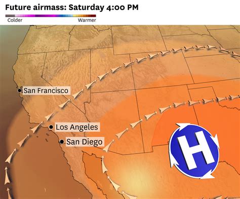 Bay Area weather forecast: tropical weather and high pressure