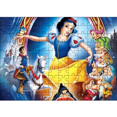 Tablomega Ahşap Mdf Puzzle Yapboz Pamuk Prenses ve Yedi Fiyatı