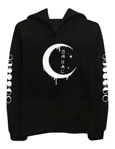 Fase Lunar Aesthetic Goth Moon Buzo Canguro Unisex En Venta En Lomas De