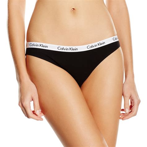 Calvin Klein dámské černé kalhotky 3PK BIKINI 3 ks v balení sixty cz