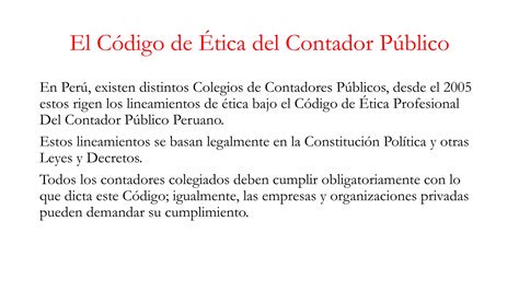 Sem 2 Principios Del Código De ética Del Contador Público 1 Pptx