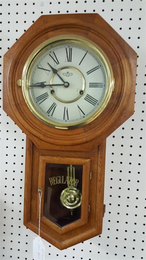 Sold Price Regulator Wall Clock Key Wind By D And A Clock Co December 6 0116 1100 Am Est