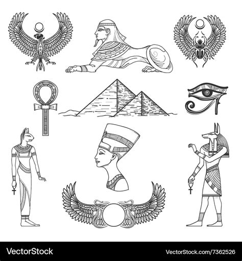 How To Draw Egyptian Symbols - Massmeat