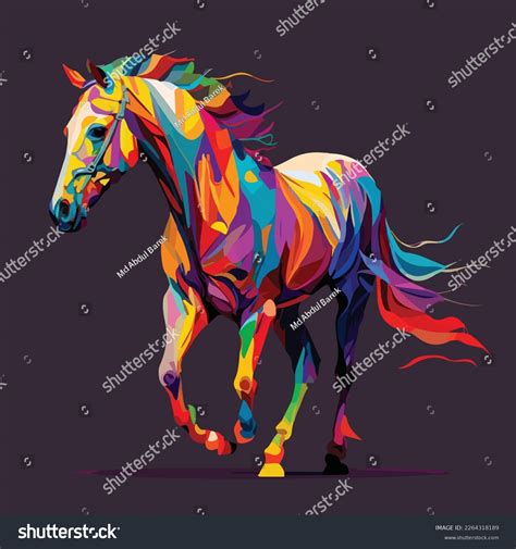 22,216 Colorful Vector Horses Abstract Stock Vectors and Vector Art ...