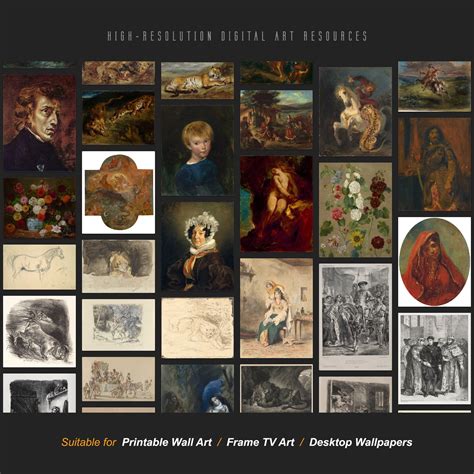 240 Eugène Delacroix Famous Paintings Collection High-resolution ...