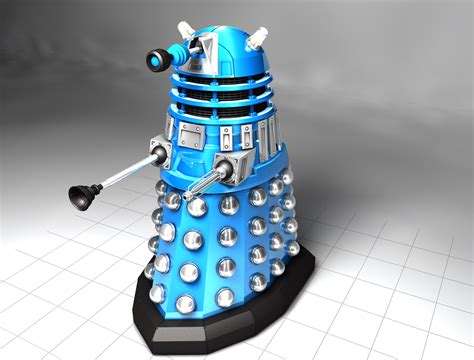 Finished Chrome Blue Dalek Colour Scheme by one-broken-dream on DeviantArt