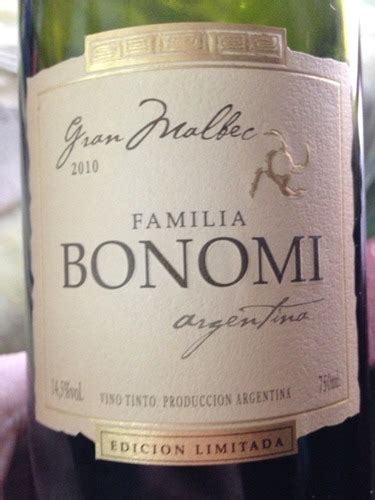 Castello Bonomi Edici N Limitada Gran Malbec Vivino Us