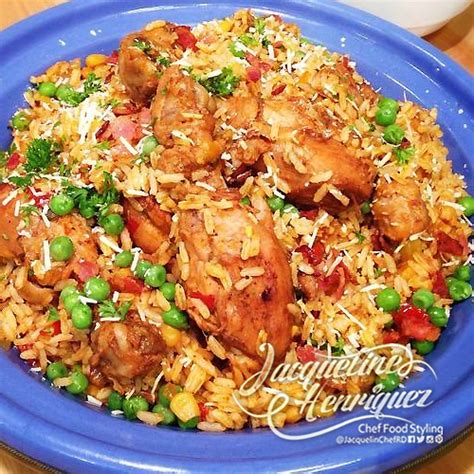 Arroz Con Pollo Tocineta Y Queso Jaqueline Henriquez Jaqueline