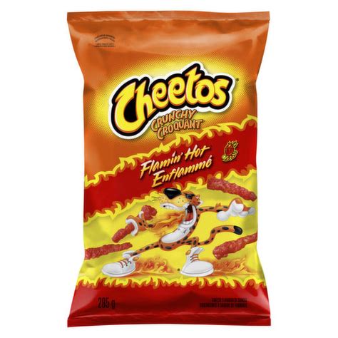 Cheetos Crunchy Flamin Hot Quality Foods