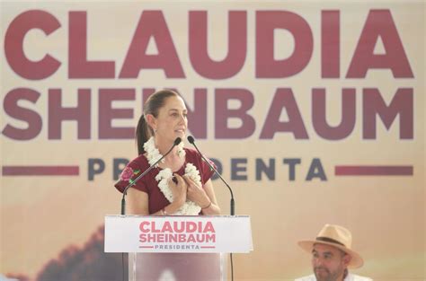 Spr Informa Claudia Sheinbaum Visitó Morelos Y Aseguró Que Las Próximas Elecciones Del 2 De